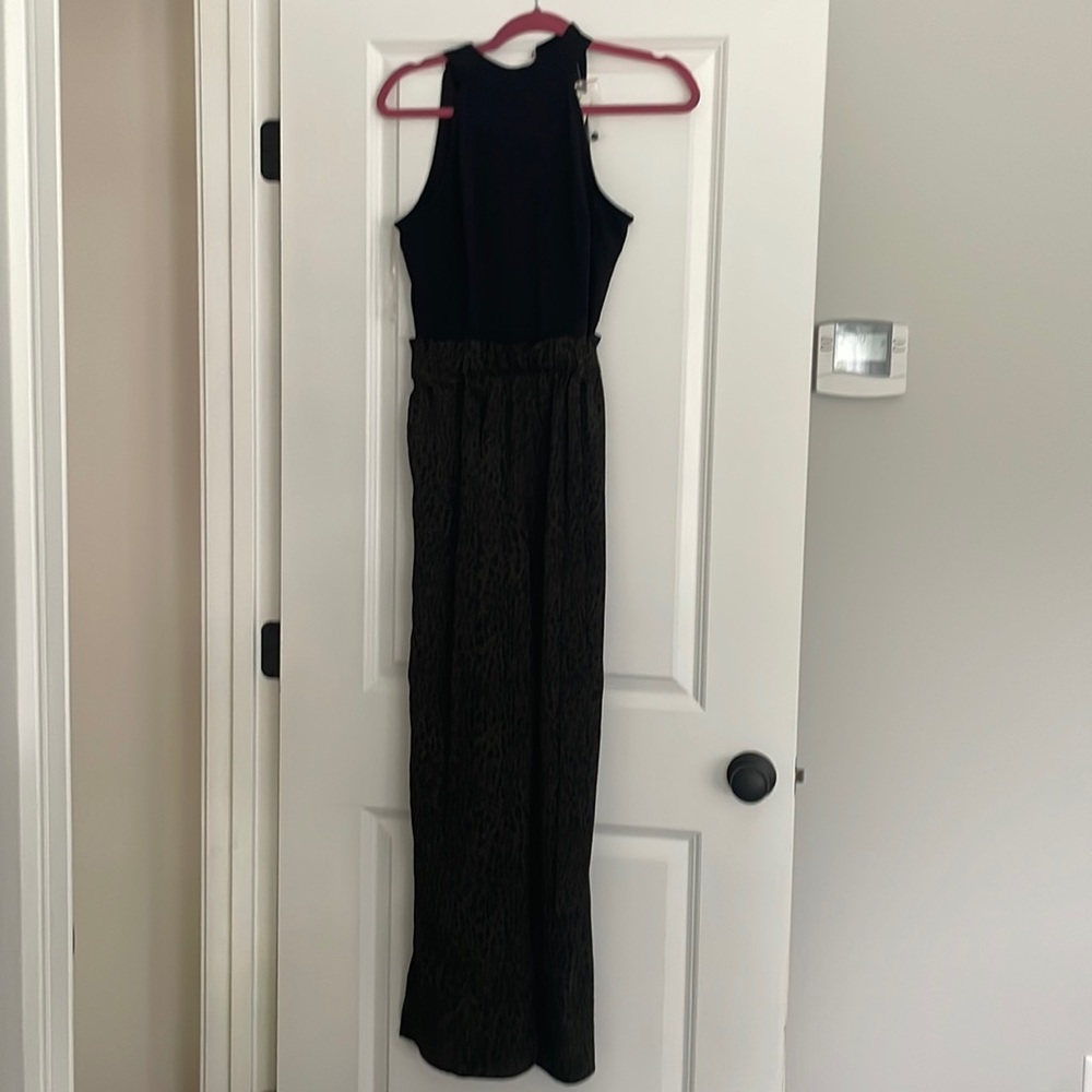 Black and green jumpsuit nwt
